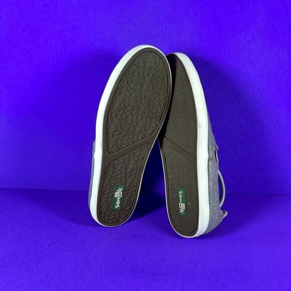 Sanuk Men's Light Brown Sideline Slip On Shoes Size 8 - Picture 8 of 10